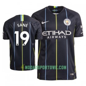 Koszulka Manchester City Sane 19 Wyjazdowe Stroje Piłkarskie 2018-2019 Krótki Rękaw